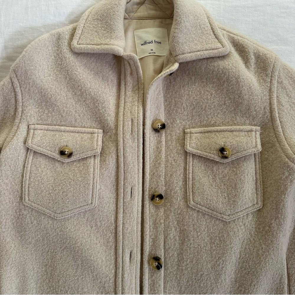 Aritzia Wilfred The Ganna Jacket in Heather Bone - Picture 9 of 16
